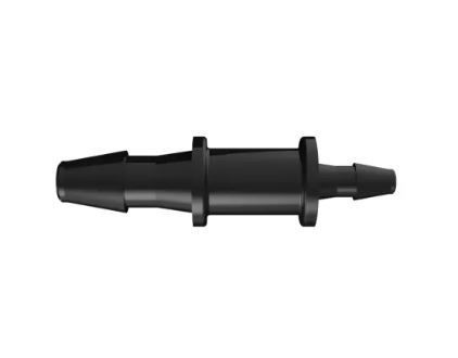 Reduction Coupler 5/32 ID x 3/32 ID in Black Nylon