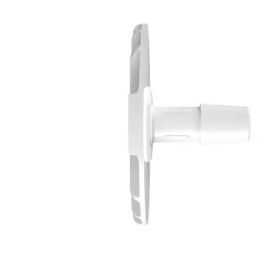 Port Plate with 5/16 Barbed Flange in Engage 8402 - Cleanroom Manufactured