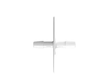 Opposing Barb Port Disc 1/4 ID in Engage 8402 - Cleanroom Manufactured