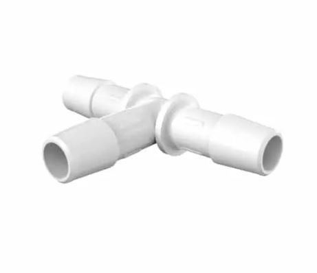 Animal Derivative Free Natural Polypropylene Tee 3/8 Barb Barbs