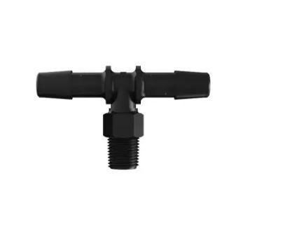 1/8-27 NPT to 5/16 Barbed Tee