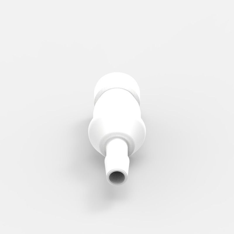 Schlauchtüllen-Schnellkupplung Medium (2), männlich, mit Ventil, 5/16, Acetal (AC) - Buna-N, Feder: Nicht-Metallisch