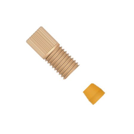 PEEK 1/4-28UNF Fitting Kompakt - 3,2mm OD Two-Piece Set