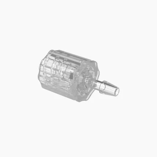 Stationary Male Luer Lock 3/32 Barb in Non Animal Derived Polypropylene-Natural