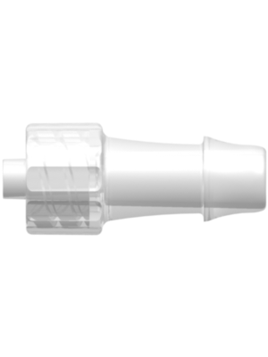 Male Luer Fitting Male Luer Integral Lock Ring to 500 Series Barb, 1/4