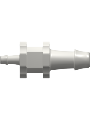 Tube to Tube Fitting Straight Through Reduction Tube Fitting with 500 Series Barbs, 3/16