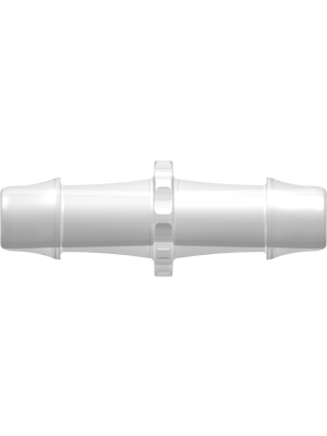 Tube to Tube Fitting Straight Through Tube Fitting with 500 Series Barbs, 3/4