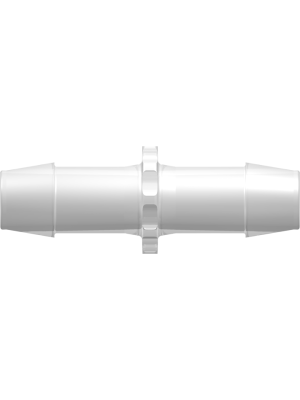 Tube to Tube Fitting Straight Through Tube Fitting with Barbs, 1/2