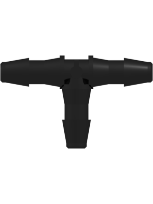 Tee Tube Fitting with 200 Series Barbs, 3/16