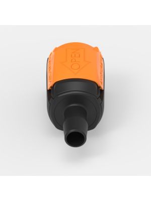 Schlauchtüllen-Schnellkupplung Large (1), weiblich, offener Durchgang, 1/2