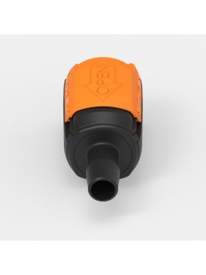 Schlauchtüllen-Schnellkupplung Large (1), weiblich, mit Ventil, 1/2