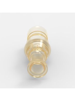 Sanitary Flange-Schnellkupplung Large (3), männlich, offener Durchgang, 3/4