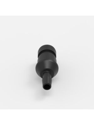 Schlauchtüllen-Schnellkupplung Medium (2), männlich, offener Durchgang, 5/16