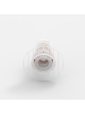 Anschlussplatten-Schnellkupplung Medium (2), männlich, mit Ventil, Non-Animal Derived Polypropylene (PP)