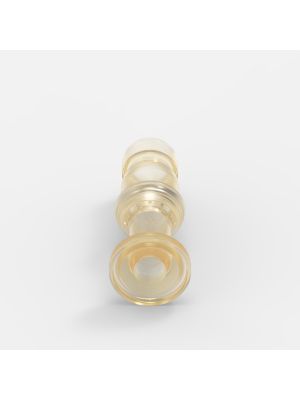 Sanitary Flange-Schnellkupplung Medium (2), männlich, offener Durchgang, 3/4