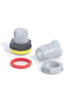 Gehäuseverbinder mit Innengewinde 1/4-28UNF - 3-teiliges Set