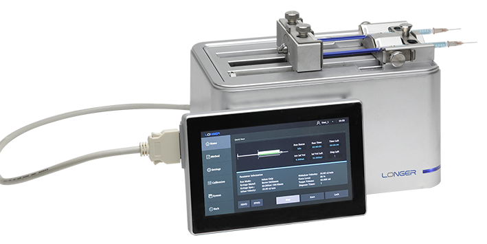 7-Zoll-Touchscreen-Steuerung für dLSP500-Spritzenpumpe