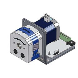 OEM Schlauchpumpe mit Schrittmotor, 2 Kanöle, 4 Rollen