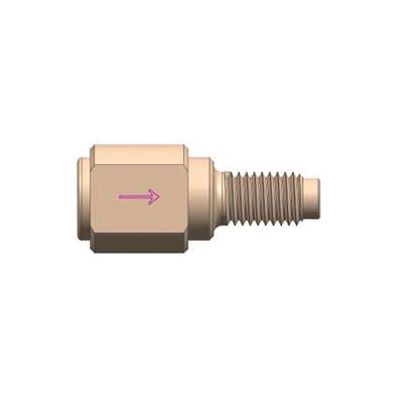 PEEK Einlass-Rückschlagventil mit O-Ring & Feder – 1/4-28 UNF - 1,5mm