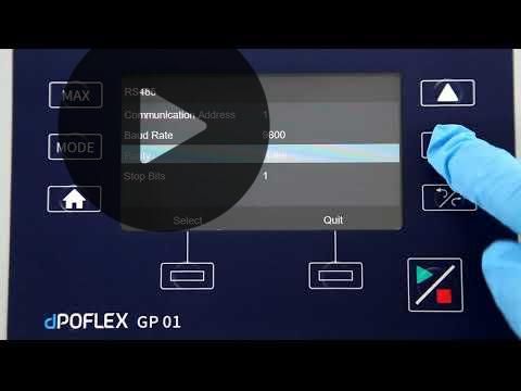 dPOFLEX Industrie-Schlauchpumpe für Pharmazeutik und Biotechnologie IP66 - Aluminiumguss