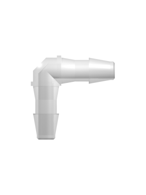 Tube to Tube Fitting Elbow Tube Fitting with Barbs, 1/8