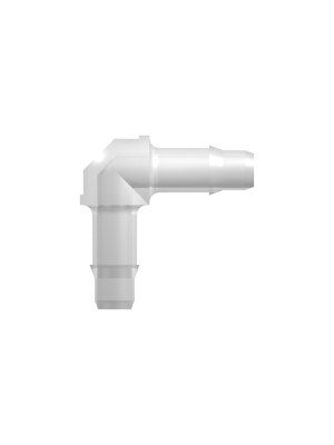 Tube to Tube Fitting Elbow Tube Fitting with Barbs, 1/8