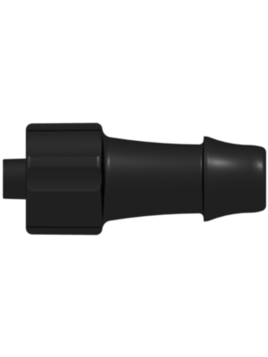 Male Luer Fitting Male Luer Integral Lock Ring to 500 Series Barb, 1/4