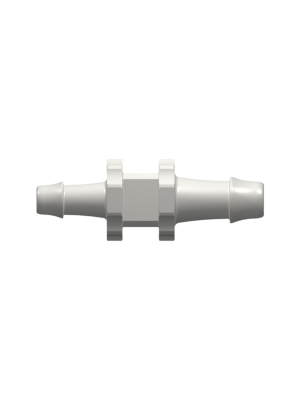 Tube to Tube Fitting Straight Through Reduction Tube Fitting with 500 Series Barbs, 1/8
