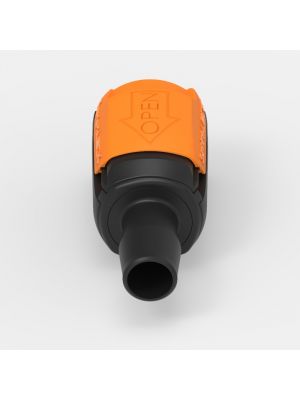 Schlauchtüllen-Schnellkupplung Large (2), weiblich, mit Ventil, 5/8