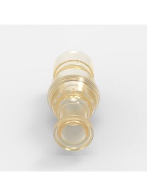 Sanitary Flange-Schnellkupplung Large (3), männlich, offener Durchgang, 3/4