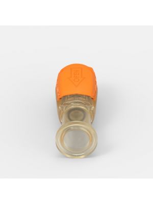 Sanitary Flange-Schnellkupplung Medium (1), weiblich, mit Ventil, Polysulfone (PPSU)