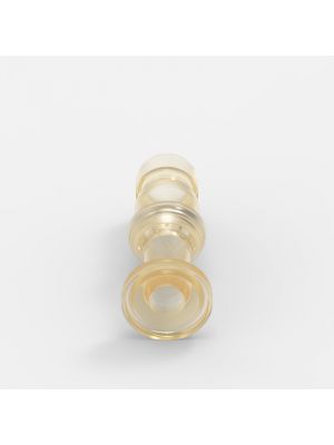 Sanitary Flange-Schnellkupplung Medium (1), männlich, offener Durchgang, 3/4