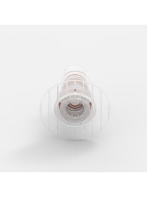 Anschlussplatten-Schnellkupplung Medium (2), männlich, mit Ventil, Non-Animal Derived Polypropylene (PP)