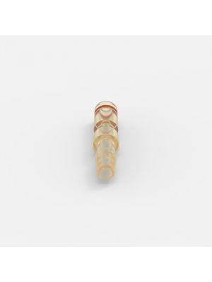 Schlauchtüllen-Schnellkupplung Micro-O (4), männlich, offener Durchgang, 1/4