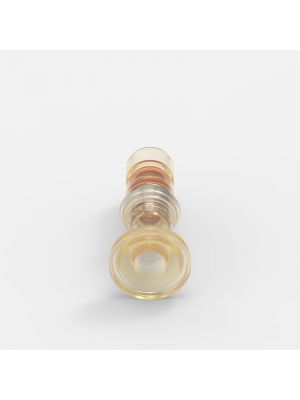 Sanitary Flange-Schnellkupplung Small (2), männlich, mit Ventil, 3/4