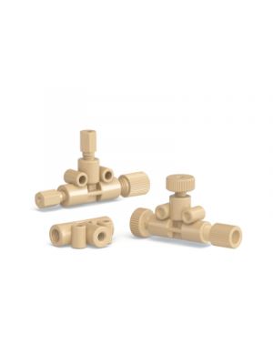 PEEK T-Adapter mit Innengewinde