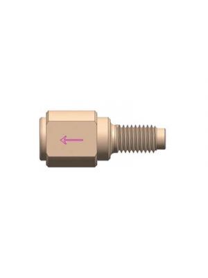 PEEK Auslass-Rückschlagventil mit O-Ring & Feder – 1/4-28 UNF