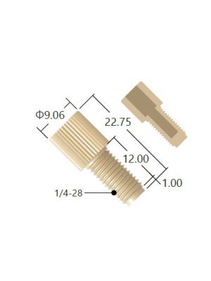 PEEK Verschluss 1/4-28 UNF