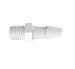 Adapter 1/4-28 UNF Thread x 5/32 Barb in Non-Animal Derived Polypropylene