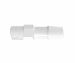Adapter 1/8 BSPT Thread x 3/8 Barb in White Polypropylene