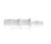 Reduction Coupler 3/4 ID x 1/2 ID in White Polypropylene