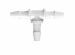 Tee 1/8 Barb, Polypropylene