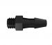 Adapter 10-32 UNF Thread x 1/8 Barb in Black Nylon