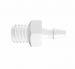 Adapter M6X1 Thread x 3/32 Barb in Polypropylene