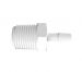 Adapter 1/2 NPT Thread x 1/4 Barb in Non-Animal Derived Polypropylene