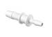 Reduction Coupler 1/4 ID x 1/8 ID in White Nylon