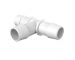 White Polypropylene Tee 3/4 Barb
